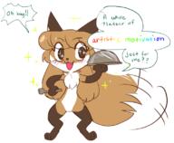 artist:fiddleafox brown_fur character:averi_(fiddleafox) dipstick_tail ears female gloves_(marking) plate socks_(marking) species:canine species:fox species:mammal tail white_fur // 816x672 // 188KB