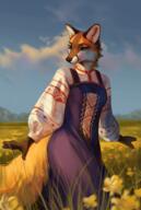 dress female outside species:canine species:fox species:mammal // 1572x2344 // 3.5MB