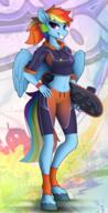 artist:yakovlev character:rainbow_dash copyright:my_little_pony female meta:2021 skateboard species:horse wings // 1220x2390 // 3.8MB