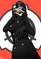 artist:keadonger character:mal0 copyright:scp_foundation female hat nazism officer species:canine species:mammal totenkopf // 1748x2480 // 1.6MB