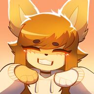 artist:biankers ears eyes female hair simple_background species:canine species:fox species:mammal tail // 2160x2160 // 299KB