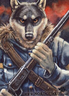 gun male meta:2012 species:canine species:mammal weapon // 500x700 // 175KB