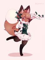 artist:fiddleafox brown_fur character:averi_(fiddleafox) dipstick_tail ears female gloves_(marking) socks_(marking) species:canine species:fox species:mammal tail white_fur // 1013x1337 // 87KB