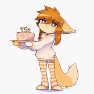 artist:biankers ears eyes female hair meta:animation meta:gif simple_background species:canine species:fox species:mammal tail white_background // 1280x1280 // 1.9MB