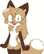 artist:fiddleafox brown_fur character:averi_(fiddleafox) dipstick_tail ears female gloves_(marking) meta:animation meta:gif socks_(marking) species:canine species:fox species:mammal tail white_fur // 520x643 // 395KB