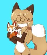 artist:fiddleafox brown_fur character:averi_(fiddleafox) dipstick_tail ears female gloves_(marking) socks_(marking) species:canine species:fox species:mammal squishy_toy tail white_fur // 1079x1264 // 340KB