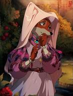 character:maid_marian copyright:disney dress female outside species:canine species:fox species:mammal // 735x968 // 127KB