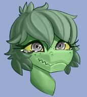 character:olivia_halford copyright:cavemanon_studios copyright:i_wani_hug_that_gator green_body green_hair green_scales hair scales species:baryonyx species:dinosaur species:prehistoric_species species:reptile species:scalie species:spinosaurid species:theropod // 944x1052 // 76KB